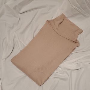 Ladies ribbed turtleneck